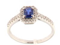 Anello Davite & Delucchi Donna in Oro bianco Zaffiro AA031604ZF - AA031604ZF